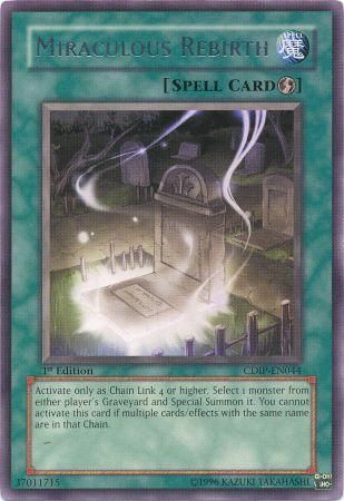 Miraculous Rebirth - CDIP-EN044 - Rare - 1st Edition