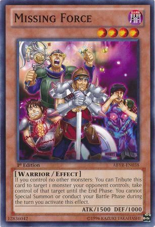 Missing Force - ABYR-EN038 - Common - 1st Edition