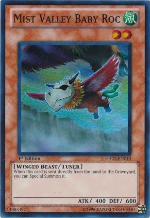 Mist Valley Baby Roc - HA02-EN013 - Super Rare - 1st Edition