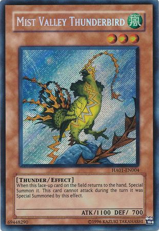 Mist Valley Thunderbird - HA01-EN004 - Secret Rare - Unlimited