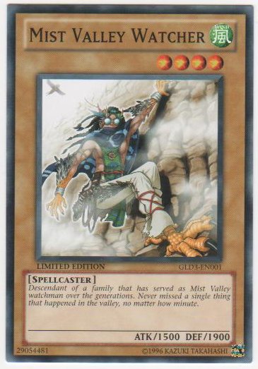 Mist Valley Watcher - GLD3-EN001 - Common - Limited