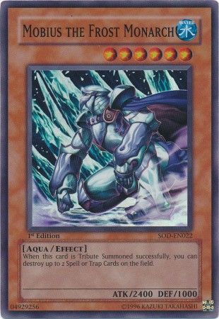 Mobius the Frost Monarch - SOD-EN022 - Super Rare - 1st Edition