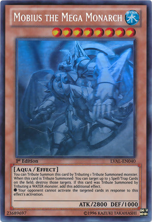 Mobius the Mega Monarch - LVAL-EN040 - Ghost Rare - 1st Edition