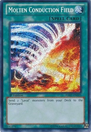 Molten Conduction Field - HA07-EN025 - Secret Rare - 1st Edition