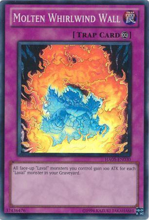 Molten Whirlwind Wall - HA05-EN030 - Super Rare - Unlimited