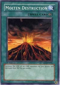 Molten Destruction - SD3-EN016 - Common - 1st Edition