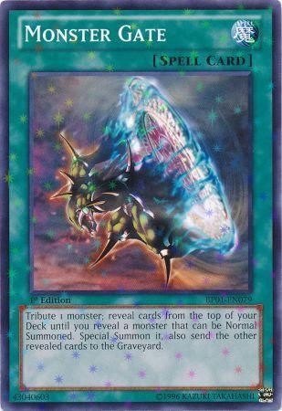 Monster Gate - BP01-EN079 - Starfoil Rare - 1st Edition