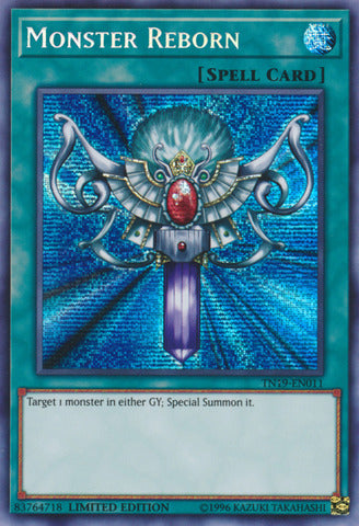 Monster Reborn - TN19-EN011 - Prismatic Secret Rare - Limited