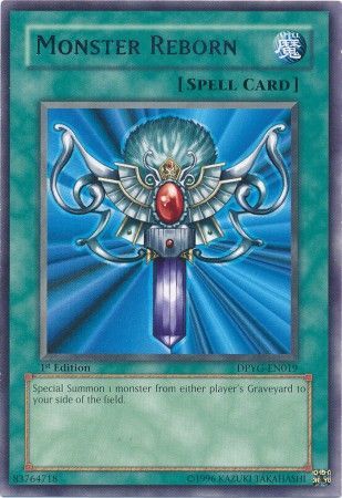 Monster Reborn - DPYG-EN019 - Rare - 1st Edition