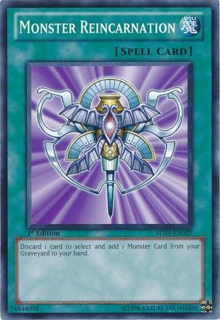 Monster Reincarnation - 5DS3-EN027 - Common - 1st Edition