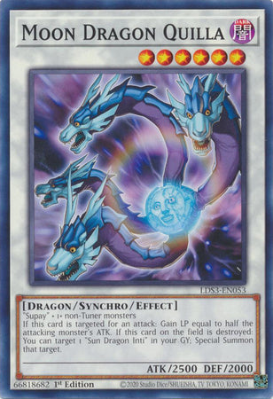 Moon Dragon Quilla - LDS3-EN053 - Common - 1st Edition