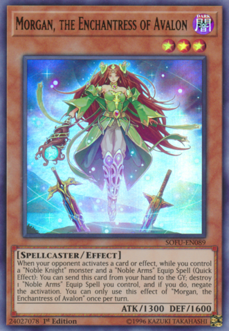 Morgan, the Enchantress of Avalon - SOFU-EN089 - Ultra Rare - 1st Edition