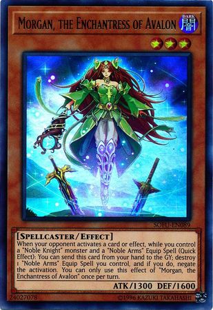Morgan, the Enchantress of Avalon - SOFU-EN089 - Ultra Rare - Unlimited