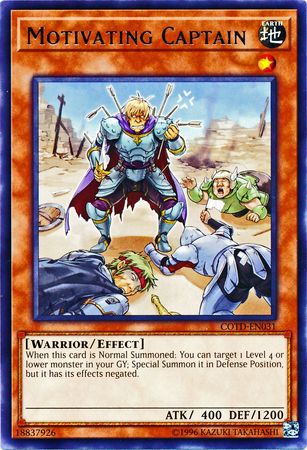 Motivating Captain - COTD-EN031 - Rare - Unlimited