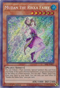 Mudan the Rikka Fairy - SESL-EN017 - Secret Rare - 1st Edition