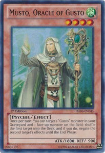 Musto, Oracle of Gusto - HA06-EN045 - Super Rare - 1st Edition