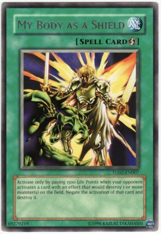 My Body as a Shield - TU02-EN007 - Rare - Unlimited