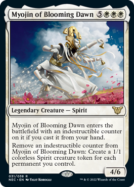 Myojin of Blooming Dawn - NEC - Foil - Rare