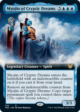 Myojin of Cryptic Dreams - NEC - Alternate Frame - Rare