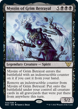 Myojin of Grim Betrayal - NEC - Foil - Rare