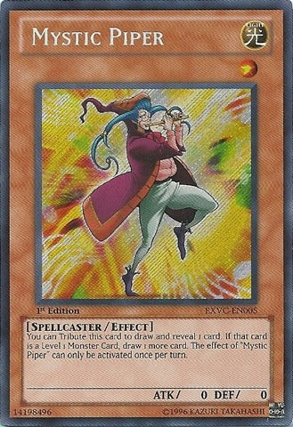 Mystic Piper - EXVC-EN005 - Secret Rare - 1st Edition