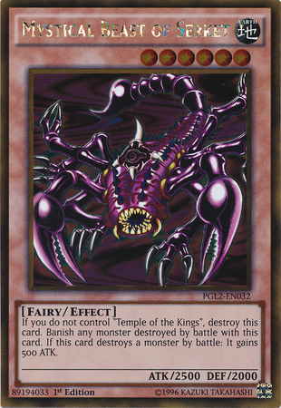 Mystical Beast of Serket - PGL2-EN032 - Gold Rare - Unlimited