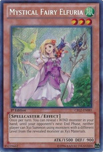 Mystical Fairy Elfuria - CBLZ-EN085 - Secret Rare - 1st Edition