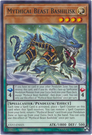 Mythical Beast Bashilisk - EXFO-EN025 - Rare - Unlimited