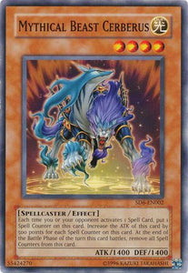 Mythical Beast Cerberus - SD6-EN002 - Common - Unlimited