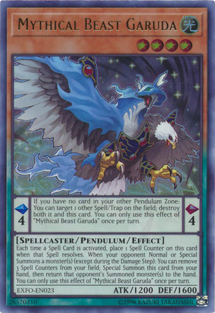 Mythical Beast Garuda - EXFO-EN023 - Ultra Rare - Unlimited
