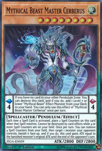 Mythical Beast Master Cerberus - FIGA-EN059 - Super Rare - 1st Edition