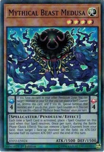 Mythical Beast Medusa - EXFO-EN024 - Super Rare - 1st Edition