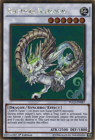 Naturia Barkion - PGL2-EN087 - Gold Rare - Unlimited