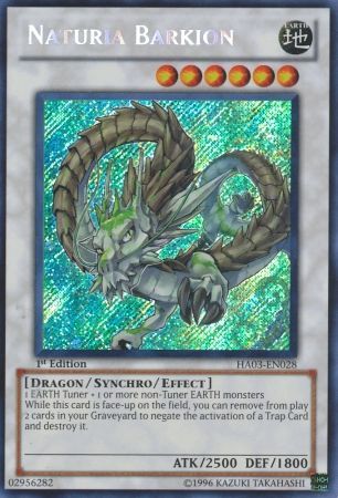 Naturia Barkion - HA03-EN028 - Secret Rare - 1st Edition