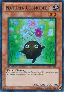 Naturia Cosmobeet - HA02-EN042 - Super Rare - 1st Edition