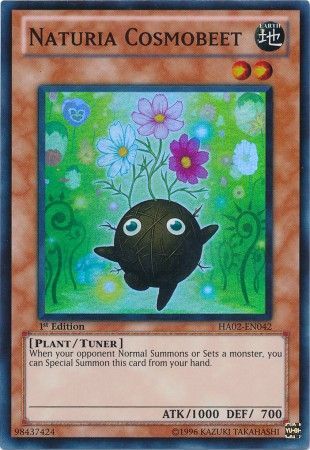 Naturia Cosmobeet - HA02-EN042 - Super Rare - 1st Edition