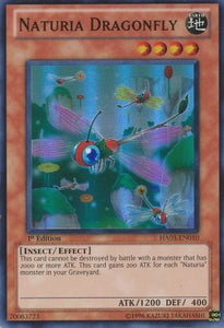 Naturia Dragonfly - HA03-EN010 - Super Rare - 1st Edition