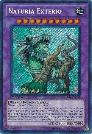 Naturia Exterio - HA04-EN055 - Secret Rare - 1st Edition