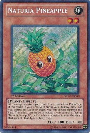 Naturia Pineapple - DREV-EN082 - Secret Rare - 1st Edition