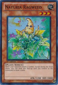 Naturia Ragweed - HA04-EN050 - Super Rare - 1st Edition