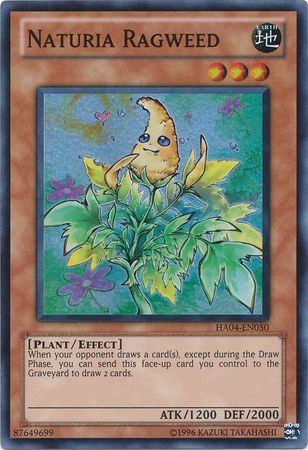 Naturia Ragweed - HA04-EN050 - Super Rare - Unlimited