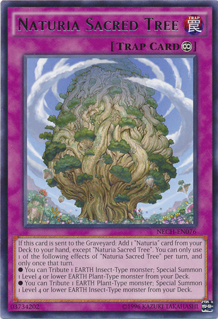 Naturia Sacred Tree - NECH-EN076 - Rare - Unlimited