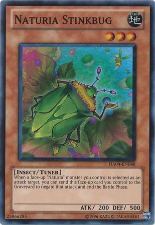 Naturia Stinkbug - HA04-EN048 - Super Rare - Unlimited