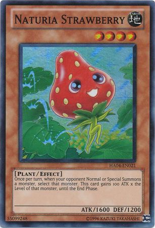 Naturia Strawberry - HA04-EN021 - Super Rare - Unlimited