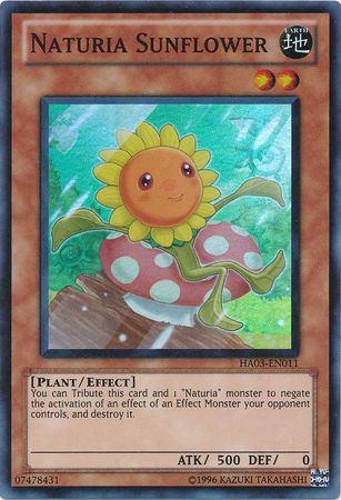 Naturia Sunflower - HA03-EN011 - Super Rare - Unlimited
