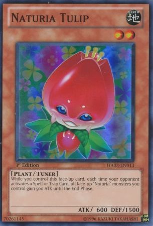 Naturia Tulip - HA03-EN013 - Super Rare - 1st Edition