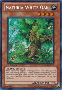 Naturia White Oak - HA04-EN051 - Secret Rare - 1st Edition