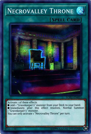 Necrovalley Throne - SOFU-EN055 - Super Rare - Unlimited