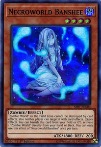 Necroworld Banshee - SR07-EN002 - Super Rare - 1st Edition