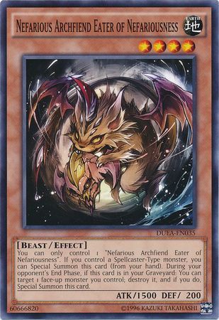 Nefarious Archfiend Eater of Nefariousness - DUEA-EN035 - Common - Unlimited
